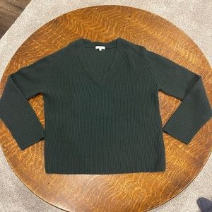 Vince v neck wool cashmere sweater